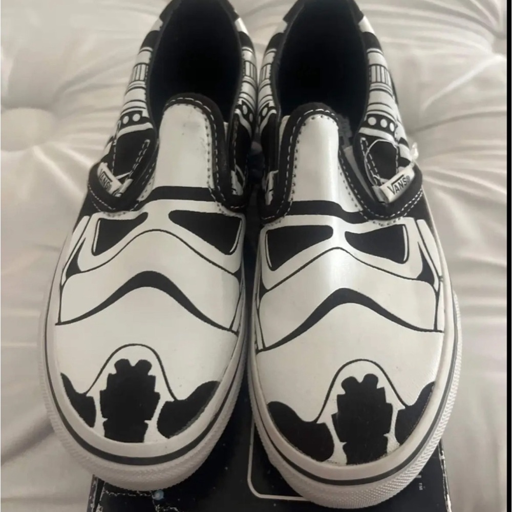 Star Wars Stormtrooper Vans Kids Size 12